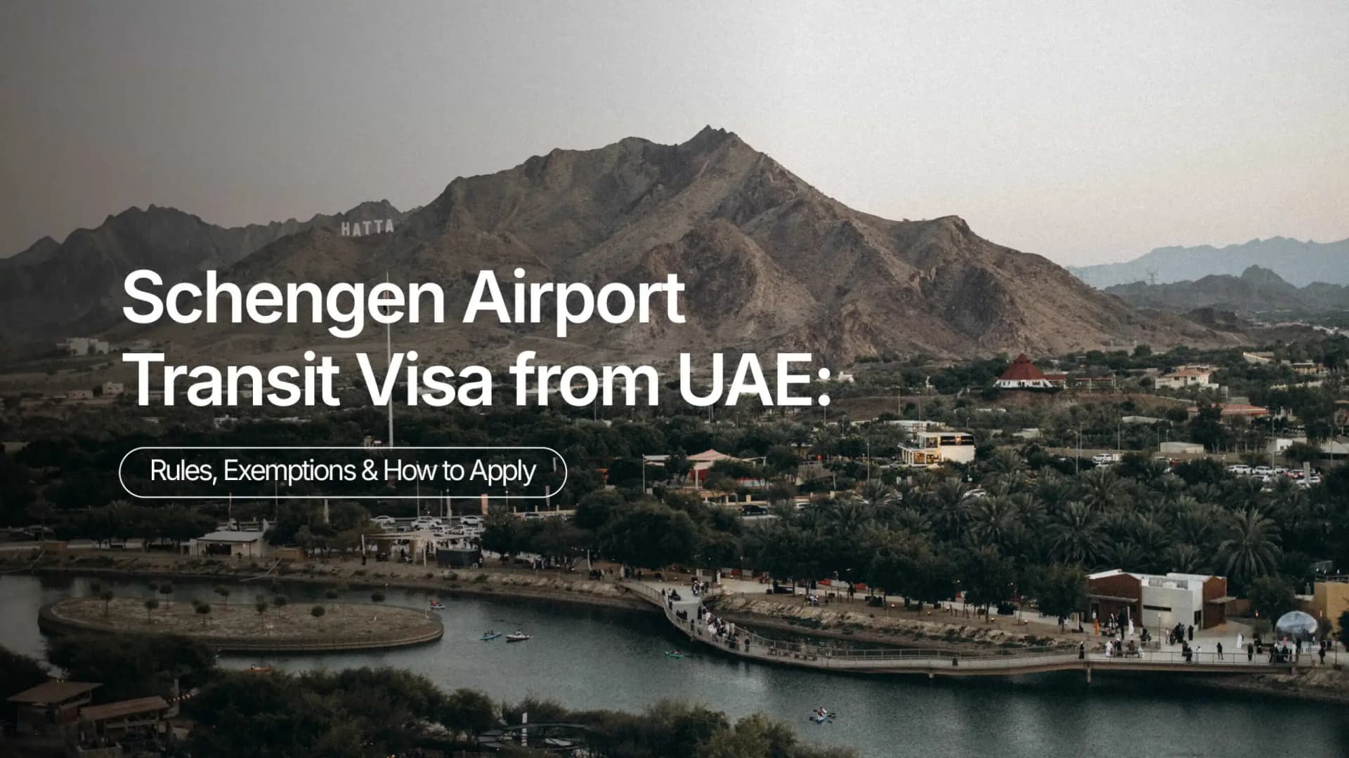 Schengen Airport Transit Visa from UAE: Rules, Exemptions & How to Apply